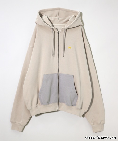 RAGEBLUE（レイジブルー）の「【プロジェクトセカイ×ZOZOTOWN】ワンダーランズ×ショウタイムコラボ 配色モチーフZIPパーカー（パーカー・レディース・ピンク系その他/オフホワイト/パープル系その他/グリーン系その他/イエロー/ピンク系その他2・MEDIUM/LARGE）」の2枚目の写真