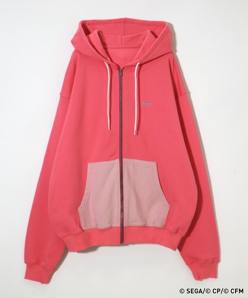 RAGEBLUE（レイジブルー）の「【プロジェクトセカイ×ZOZOTOWN】ワンダーランズ×ショウタイムコラボ 配色モチーフZIPパーカー（パーカー・レディース・ピンク系その他/オフホワイト/パープル系その他/グリーン系その他/イエロー/ピンク系その他2・MEDIUM/LARGE）」の6枚目の写真