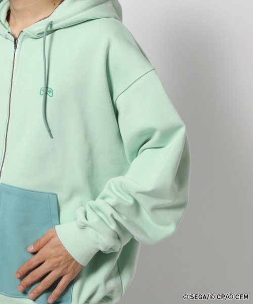 RAGEBLUE（レイジブルー）の「【プロジェクトセカイ×ZOZOTOWN】ワンダーランズ×ショウタイムコラボ 配色モチーフZIPパーカー（パーカー・レディース・ピンク系その他/オフホワイト/パープル系その他/グリーン系その他/イエロー/ピンク系その他2・MEDIUM/LARGE）」の16枚目の写真