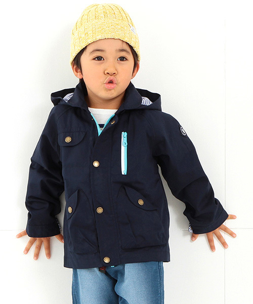 B:MING by BEAMS（ビーミングバイビームス）の「ビーミング by ビームス / マリンパーカー 16SS（ナイロンジャケット・キッズ・オリーブ/ネイビー/ラベンダー/イエロー・110/130/140/100/120/90）」の3枚目の写真