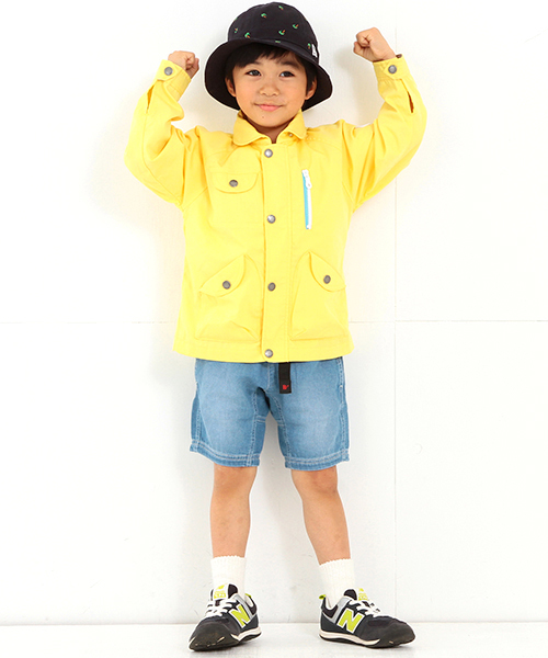 B:MING by BEAMS（ビーミングバイビームス）の「ビーミング by ビームス / マリンパーカー 16SS（ナイロンジャケット・キッズ・オリーブ/ネイビー/ラベンダー/イエロー・110/130/140/100/120/90）」の6枚目の写真