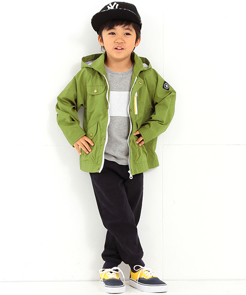B:MING by BEAMS（ビーミングバイビームス）の「ビーミング by ビームス / マリンパーカー 16SS（ナイロンジャケット・キッズ・オリーブ/ネイビー/ラベンダー/イエロー・110/130/140/100/120/90）」の8枚目の写真