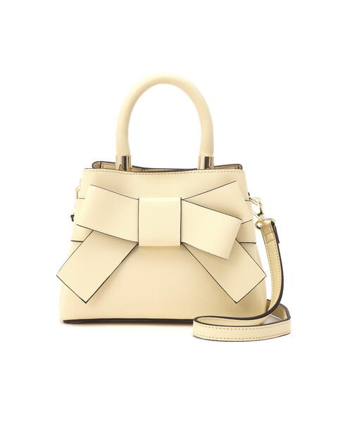 PROPORTION BODY DRESSING（プロポーションボディドレッシング）の「フロントリボンバッグミニ / 1216181105（ショルダーバッグ・レディース・イエロー/ブラック/アイボリー/ピンク/ホワイト/ブルー・ﾌﾘ-）」の21枚目の写真