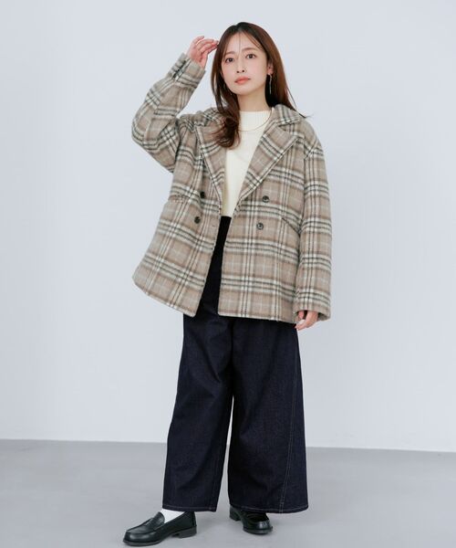 COHINA コヒナ ルーズデニムジャケット インディゴ XS ラメタック