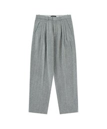 HONGWOOSUNG（ホンウソン）の「3TUCKS TAPERED TROUSERS_GRAY（その他パンツ）」