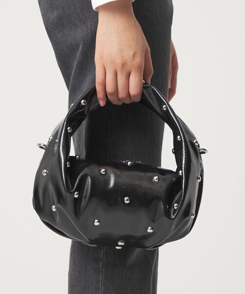 SY UNITED ARROWS（シーユナイテッドアローズ）の「＜SY＞ マルチドット ミニホーボー（ハンドバッグ・レディース・ブラック・FREE）」の2枚目の写真