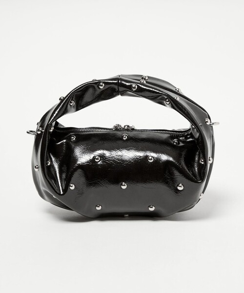 SY UNITED ARROWS（シーユナイテッドアローズ）の「＜SY＞ マルチドット ミニホーボー（ハンドバッグ・レディース・ブラック・FREE）」の5枚目の写真