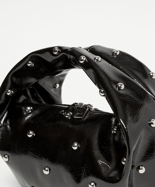 SY UNITED ARROWS（シーユナイテッドアローズ）の「＜SY＞ マルチドット ミニホーボー（ハンドバッグ・レディース・ブラック・FREE）」の7枚目の写真