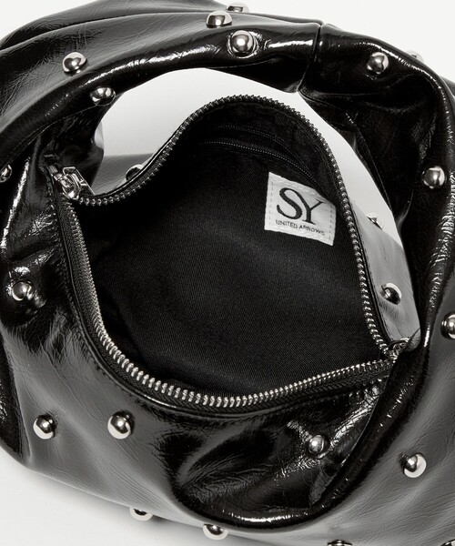SY UNITED ARROWS（シーユナイテッドアローズ）の「＜SY＞ マルチドット ミニホーボー（ハンドバッグ・レディース・ブラック・FREE）」の9枚目の写真