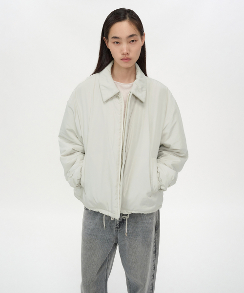 INSILENCE WOMEN(インサイレンスウーマン)の「ソフトパディッドジャンパー ASH GREY(ダウンジャケット/コート・レディース・その他・S/M)」の1枚目の写真