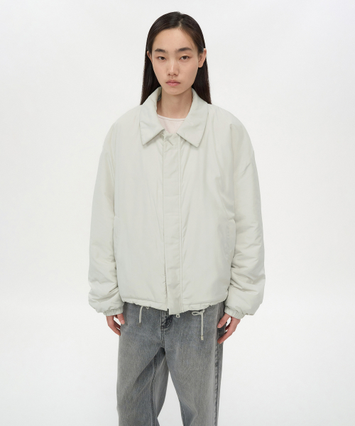 INSILENCE WOMEN(インサイレンスウーマン)の「ソフトパディッドジャンパー ASH GREY(ダウンジャケット/コート・レディース・その他・S/M)」の2枚目の写真