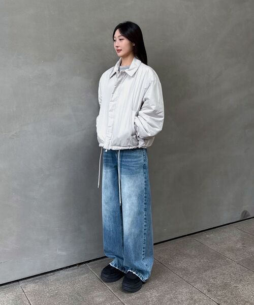 INSILENCE WOMEN(インサイレンスウーマン)の「ソフトパディッドジャンパー ASH GREY(ダウンジャケット/コート・レディース・その他・S/M)」の5枚目の写真