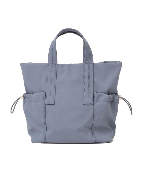 SHIPS Colors（シップス カラーズ）の「SHIPS Colors:ナイロン ギャザー ミニ トートバッグ◇（ショルダーバッグ・レディース・ブラック/ナチュラル/ブルー・ONE SIZE）」の18枚目の写真