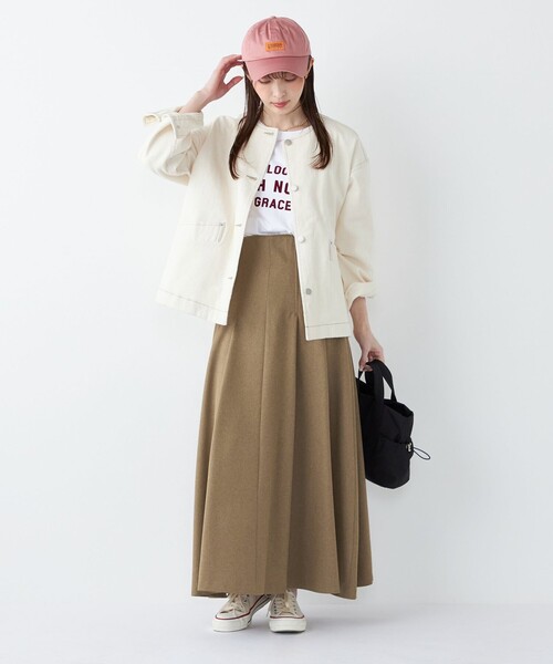 SHIPS Colors（シップス カラーズ）の「SHIPS Colors:ナイロン ギャザー ミニ トートバッグ◇（ショルダーバッグ・レディース・ブラック/ナチュラル/ブルー・ONE SIZE）」の10枚目の写真