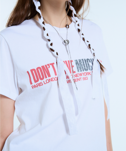 LARTIGENT(ラーティゼン)の「L11 MUCH TIME T-SHIRT(WHITE)(Tシャツ/カットソー・レディース・その他・FREE)」の4枚目の写真