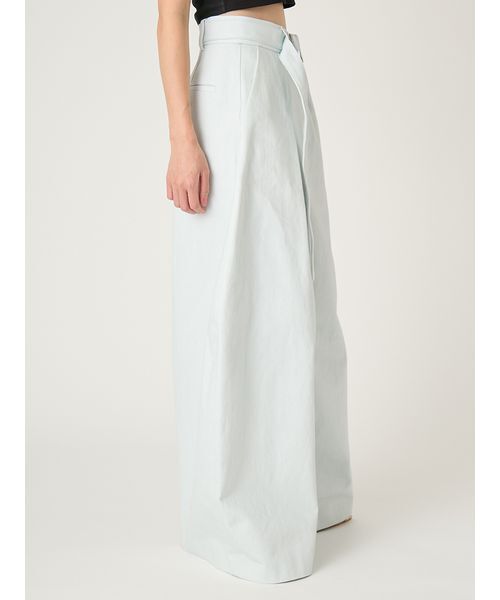 FRAY I.D（フレイアイディー）の「ワイドバレルレッグパンツ（その他パンツ・レディース・ブラック/ライトブルー/キャメル・0/1）」の6枚目の写真