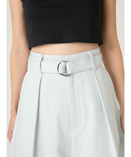 FRAY I.D（フレイアイディー）の「ワイドバレルレッグパンツ（その他パンツ・レディース・ブラック/ライトブルー/キャメル・0/1）」の7枚目の写真