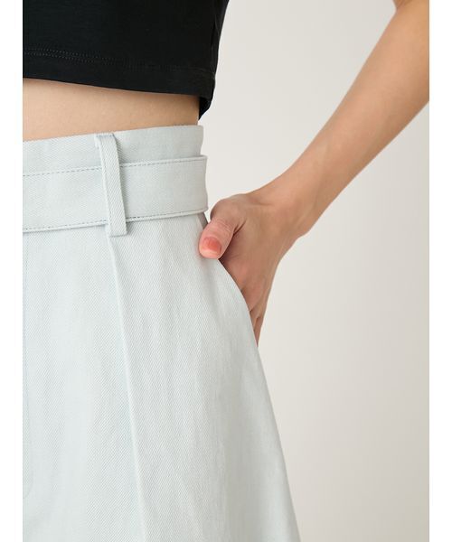 FRAY I.D（フレイアイディー）の「ワイドバレルレッグパンツ（その他パンツ・レディース・ブラック/ライトブルー/キャメル・0/1）」の8枚目の写真