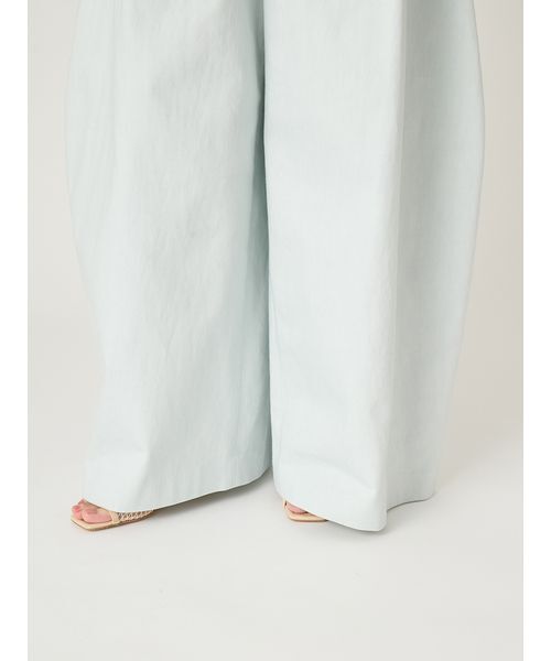 FRAY I.D（フレイアイディー）の「ワイドバレルレッグパンツ（その他パンツ・レディース・ブラック/ライトブルー/キャメル・0/1）」の9枚目の写真