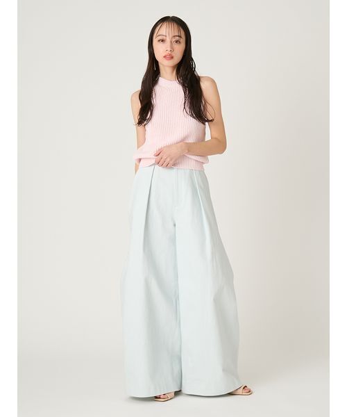 FRAY I.D（フレイアイディー）の「ワイドバレルレッグパンツ（その他パンツ・レディース・ブラック/ライトブルー/キャメル・0/1）」の15枚目の写真