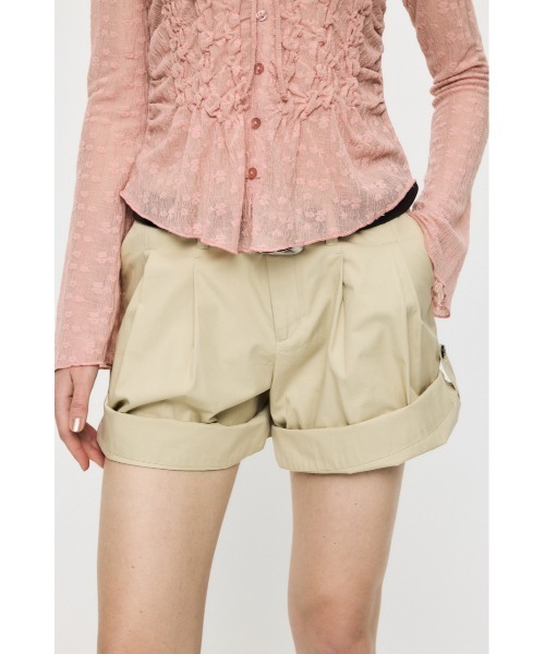 MOUSSY(マウジー)の「【26年SS新作】ROLL UP HEM CHINO ショートパンツ(その他パンツ・レディース・ネイビー/ライトベージュ・2/1)」の11枚目の写真
