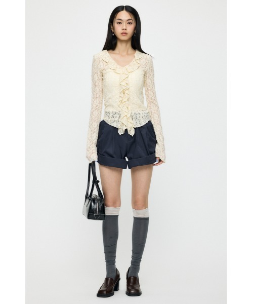 MOUSSY(マウジー)の「【26年SS新作】ROLL UP HEM CHINO ショートパンツ(その他パンツ・レディース・ネイビー/ライトベージュ・2/1)」の17枚目の写真