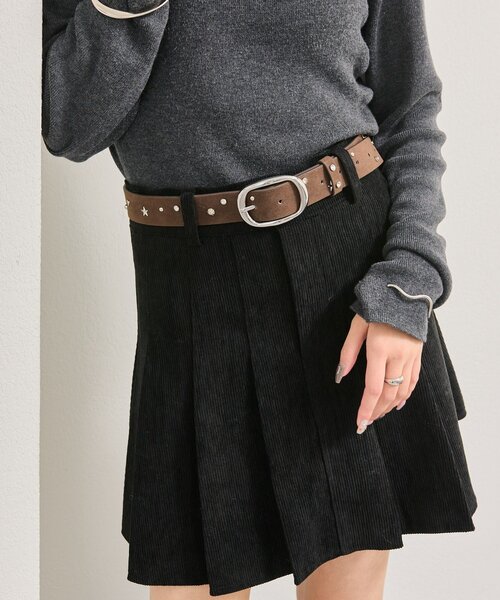 mystic(ミスティック)の「スタッズベルト(ベルト・レディース・ブラウン・ONE SIZE)」の5枚目の写真