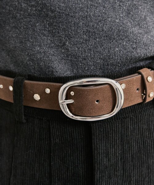 mystic(ミスティック)の「スタッズベルト(ベルト・レディース・ブラウン・ONE SIZE)」の6枚目の写真