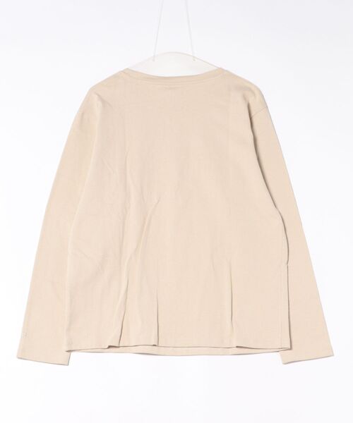 Ocean Pacific(オーシャンパシフィック)の「【OP/オーピー】レディース オーバーシルエット フロッキー加工プリント ロングTシャツ(Tシャツ/カットソー・レディース・グリーン/サンドベージュ・MEDIUM/LARGE/X-LARGE)」の5枚目の写真