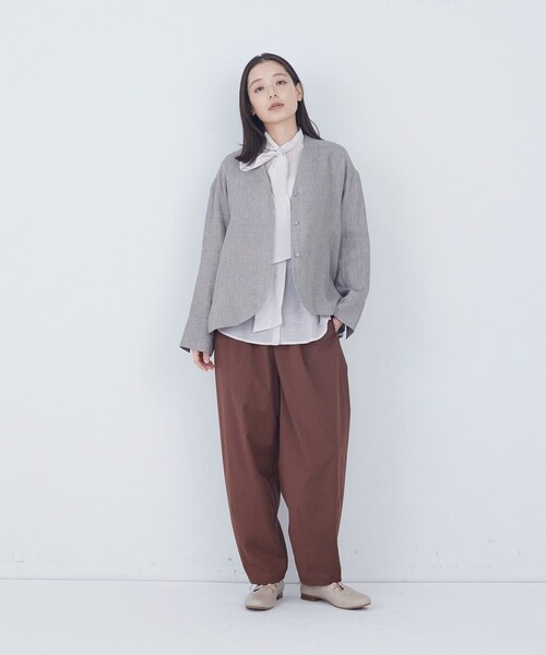 ADIEU TRISTESSE(アデュートリステス)の「ラグランスリーブボウタイブラウス(シャツ/ブラウス・レディース・ベージュ系その他/レッド・38)」の18枚目の写真