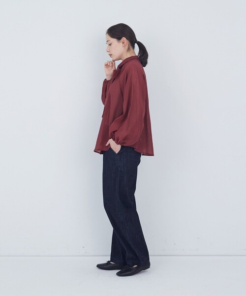 ADIEU TRISTESSE(アデュートリステス)の「ラグランスリーブボウタイブラウス(シャツ/ブラウス・レディース・ベージュ系その他/レッド・38)」の13枚目の写真