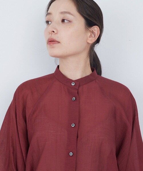 ADIEU TRISTESSE(アデュートリステス)の「ラグランスリーブボウタイブラウス(シャツ/ブラウス・レディース・ベージュ系その他/レッド・38)」の6枚目の写真