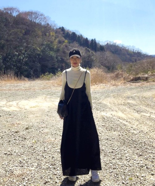 ARCADE(アーケード)の「夏服 フレア キャミワンピース -ARCADE Limited Line-(ワンピース・レディース・ブラック・FREE)」の7枚目の写真