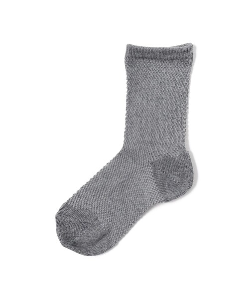 BEAMS HEART(ビームスハート)の「メッシュ ソックス(ソックス/靴下・レディース・イエロー系その他2/グレー・ONE SIZE)」の1枚目の写真