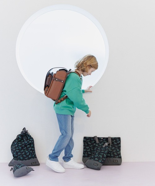 GLOBAL WORK(グローバルワーク)の「洗えるスクール上履き入れ/641378(ハンドバッグ・キッズ・グレー系その他3/グリーン/ピンク/ホワイト/ブルー系その他4/その他/グレー系その他/ブラック/ライトブルー/カーキ・FREE)」の16枚目の写真