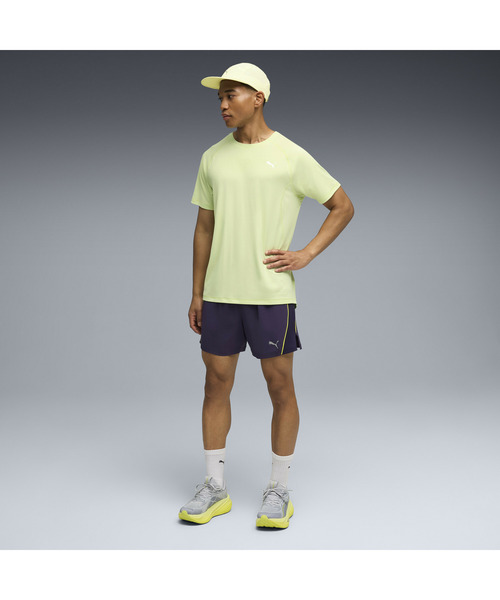 PUMA(プーマ)の「PUMA プーマ メンズ ランニング ラン ヴェロシティ 半袖 Tシャツ(Tシャツ/カットソー・メンズ・ライム/ピンク・XX-LARGE/SMALL/X-LARGE/MEDIUM/LARGE)」の10枚目の写真