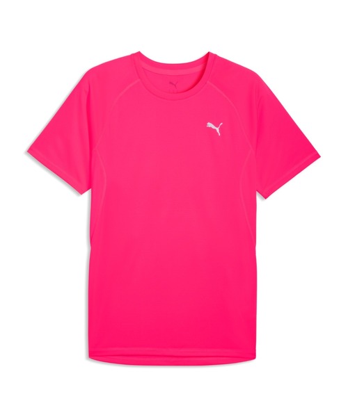PUMA(プーマ)の「PUMA プーマ メンズ ランニング ラン ヴェロシティ 半袖 Tシャツ(Tシャツ/カットソー・メンズ・ライム/ピンク・XX-LARGE/SMALL/X-LARGE/MEDIUM/LARGE)」の2枚目の写真