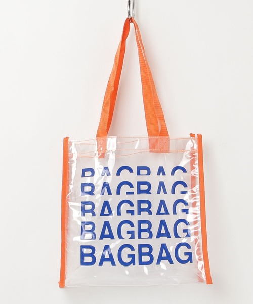FREAK'S STORE(フリークスストア)の「byeA. × FREAK'S STORE/バイエー 別注 CLEAR BAG/バイエークリアバッグ(トートバッグ・レディース・オレンジ・ONE SIZE)」の2枚目の写真
