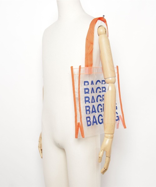 FREAK'S STORE(フリークスストア)の「byeA. × FREAK'S STORE/バイエー 別注 CLEAR BAG/バイエークリアバッグ(トートバッグ・レディース・オレンジ・ONE SIZE)」の5枚目の写真