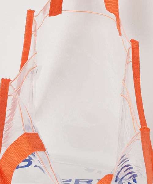 FREAK'S STORE(フリークスストア)の「byeA. × FREAK'S STORE/バイエー 別注 CLEAR BAG/バイエークリアバッグ(トートバッグ・レディース・オレンジ・ONE SIZE)」の6枚目の写真