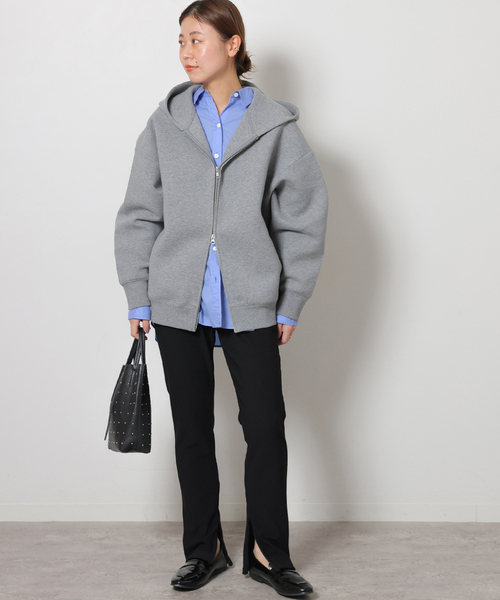 JOURNAL STANDARD relume(ジャーナルスタンダード レリューム)の「《WEB限定追加》ダブルフェイスレギンスパンツ(その他パンツ・レディース・ブラック・38/36)」の2枚目の写真