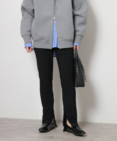 JOURNAL STANDARD relume(ジャーナルスタンダード レリューム)の「《WEB限定追加》ダブルフェイスレギンスパンツ(その他パンツ・レディース・ブラック・38/36)」の6枚目の写真