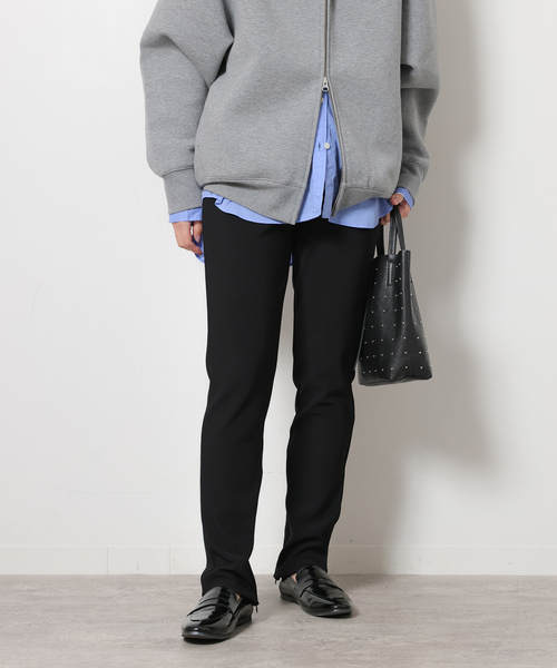 JOURNAL STANDARD relume(ジャーナルスタンダード レリューム)の「《WEB限定追加》ダブルフェイスレギンスパンツ(その他パンツ・レディース・ブラック・38/36)」の10枚目の写真