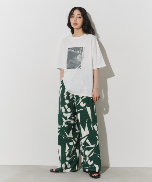 Unitage（ユニテージ）の「photoプリントTシャツ（Tシャツ/カットソー・レディース・ホワイト系その他/ホワイト・FREE）」の6枚目の写真