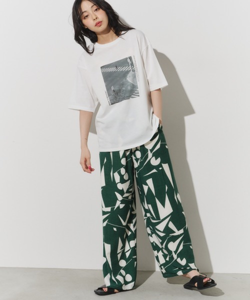 Unitage（ユニテージ）の「photoプリントTシャツ（Tシャツ/カットソー・レディース・ホワイト系その他/ホワイト・FREE）」の7枚目の写真