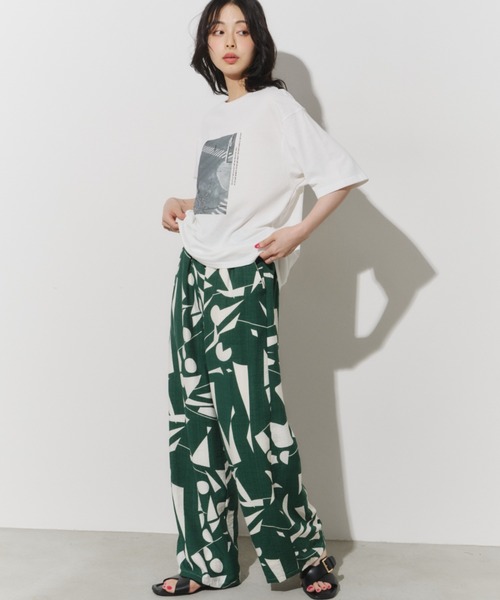 Unitage（ユニテージ）の「photoプリントTシャツ（Tシャツ/カットソー・レディース・ホワイト系その他/ホワイト・FREE）」の9枚目の写真