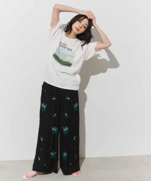 Unitage（ユニテージ）の「photoプリントTシャツ（Tシャツ/カットソー・レディース・ホワイト系その他/ホワイト・FREE）」の13枚目の写真