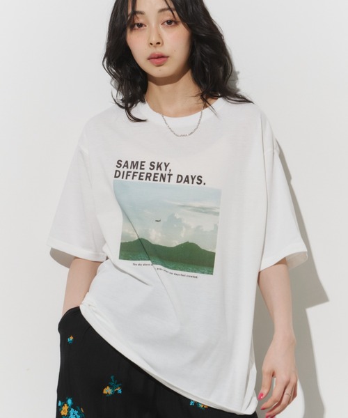 Unitage（ユニテージ）の「photoプリントTシャツ（Tシャツ/カットソー・レディース・ホワイト系その他/ホワイト・FREE）」の10枚目の写真