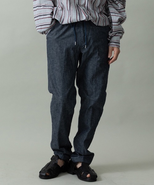 EGO TRIPPING（エゴトリッピング）の「mp14645- EASYTOROUSERS イージーパンツ(626651)（その他パンツ・メンズ・ブラック/インディゴブルー・33/31/29）」の3枚目の写真