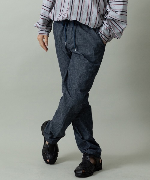 EGO TRIPPING（エゴトリッピング）の「mp14645- EASYTOROUSERS イージーパンツ(626651)（その他パンツ・メンズ・ブラック/インディゴブルー・33/31/29）」の4枚目の写真